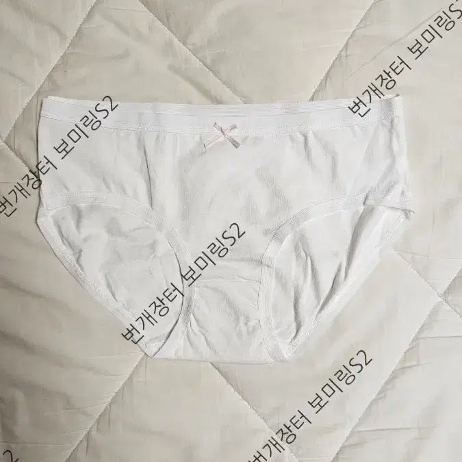 [BUNJANG] White Cotton Women's Panties - Used / 화이트 순면 팬티 여성 속옷 중고