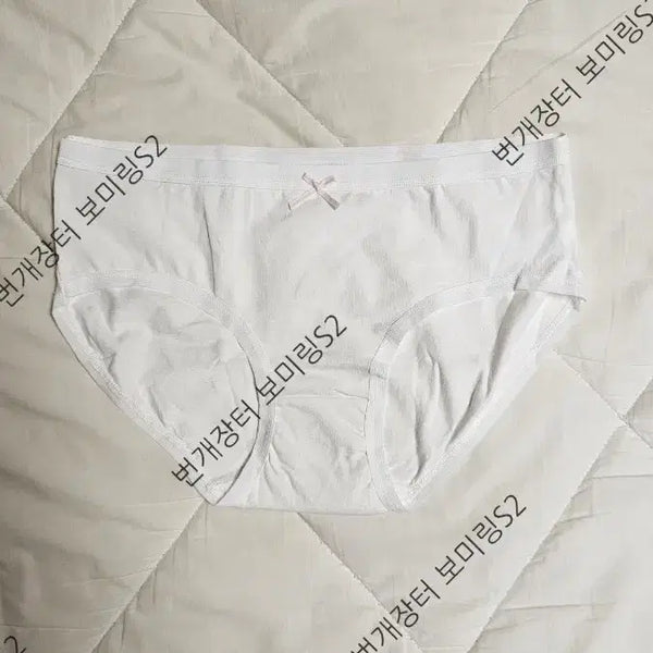 [BUNJANG] White Cotton Women's Panties - Used / 화이트 순면 팬티 여성 속옷 중고