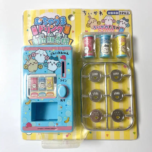 [BUNJANG] Chiikawa Hachiware Usagi Mucha Uma Drink Vending Machine Toy / 치이카와 하치와레 우사기 무챠우마 음료수 자판기 장난감 완구