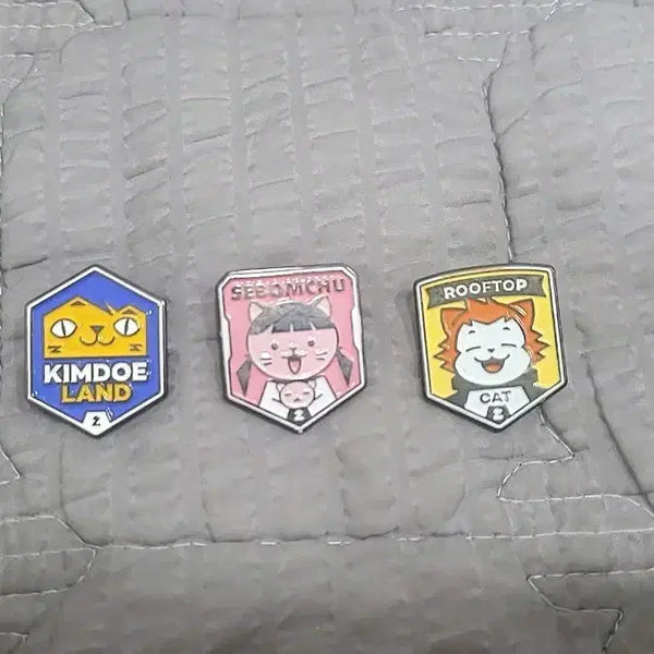 [BUNJANG] Chzzk Pop-up Store Limited Streamer Metal Badge Set / 치지직 팝업스토어 한정 스트리머 금속 뱃지 팝니다