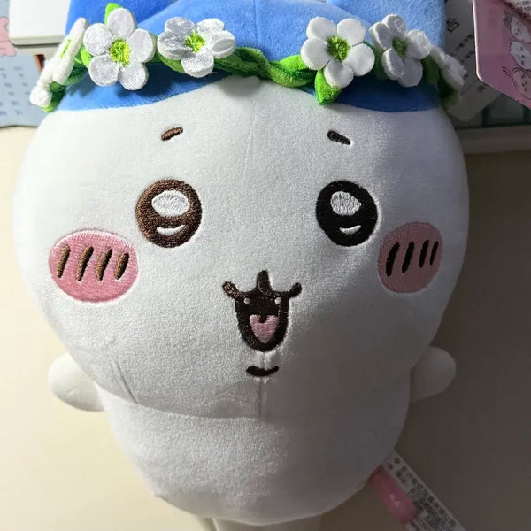 [BUNJANG] Hachiwara Flower Crown Plush / 먼작귀 화관 하치와레 인형
