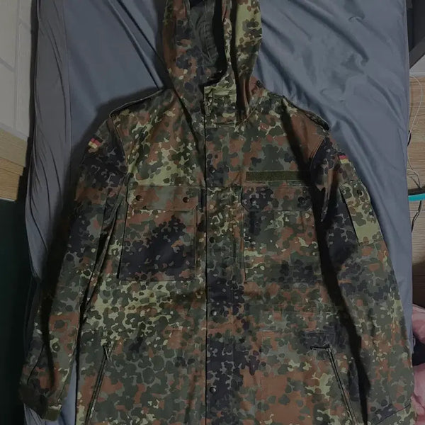 [BUNJANG] German Flecktarn Field Jacket (M-L) / 독일군 플렉탄 플랙탄 야상 A급 2001 L-XL