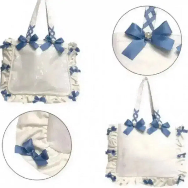 [BUNJANG] Jakart Mart Smoke Blue A4 Ita Bag / 자카마트 스모크 블루 a4 이타백