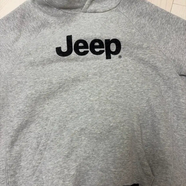 [BUNJANG] Jeep Gray Hoodie (Size M) / Jeep 후드티 팔아요