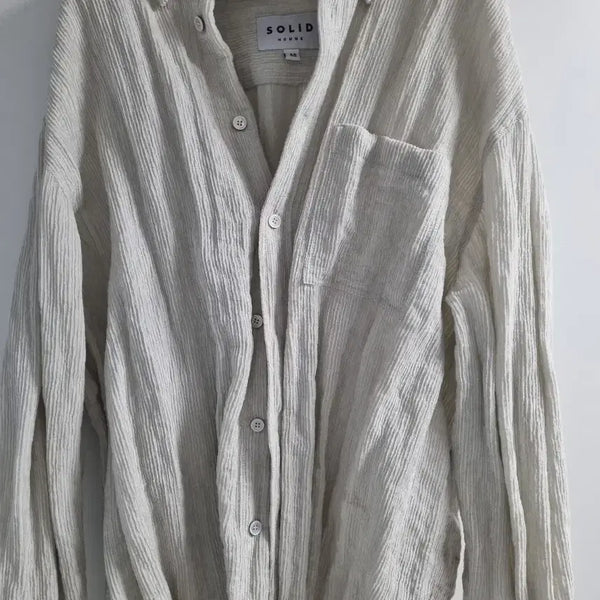 [BUNJANG] Solid Homme Corduroy Shirt Size 48 / 솔리드옴므 코듀로이 셔츠 48사이즈