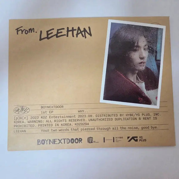 [BUNJANG] BOYNEXTDOOR WHY Unsealed Album / 보이넥스트도어 WHY 개봉앨범