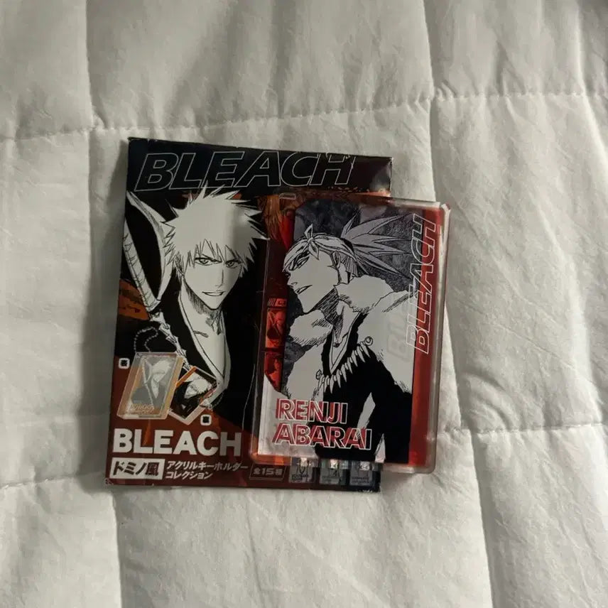 [BUNJANG] Bleach Renji Abarai Domino Style Acrylic Keychain / 블리치 렌지 도미노풍 아크릴 키홀더