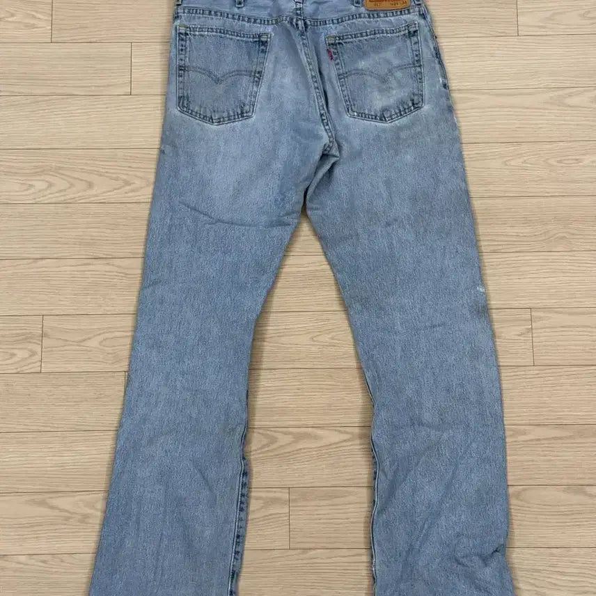 [BUNJANG] Levi's 517 Light Wash Bootcut Jeans W34 L34 / 리바이스 517 W34 L34 연청 부츠컷 청바지