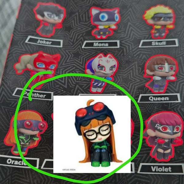 [BUNJANG] Persona 5 Futaba Sakura Mini Shoulder Hugger Figure Bundle Set / 일괄 페르소나5 어깨쿵 미니소 내비 사쿠라 후타바 피규어