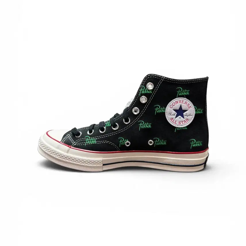 [BUNJANG] Converse x Patta Chuck 70 High Black A13857C / (300)컨버스 X 파타 척70 하이 블랙 A13857C