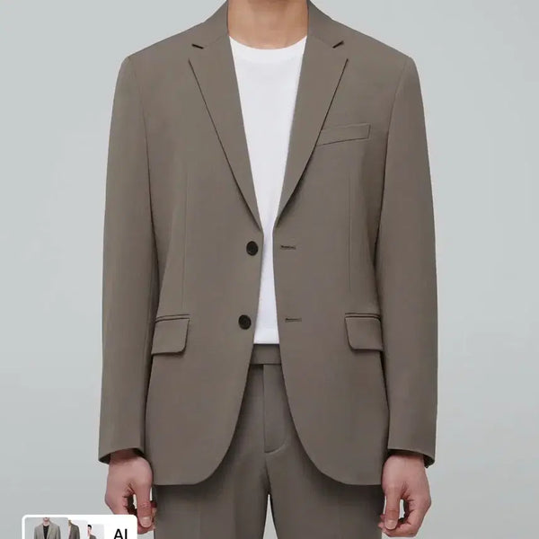[BUNJANG] Musinsa Standard Basic Blazer Dusty Beige XL / 무신사스탠다드 베이식 블레이저 더스티 베이지 XL