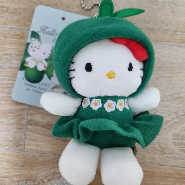 [BUNJANG] Oita Hello Kitty Keychain (Green Kitty) / 오이타 헬로키티 키링 그린키티