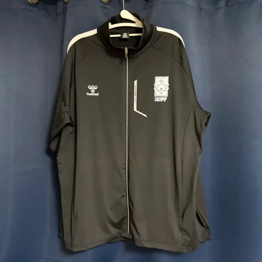 [BUNJANG] Hummel KWFF Zip-up Jacket Black / 험멜 KWFF 집업 자켓 블랙