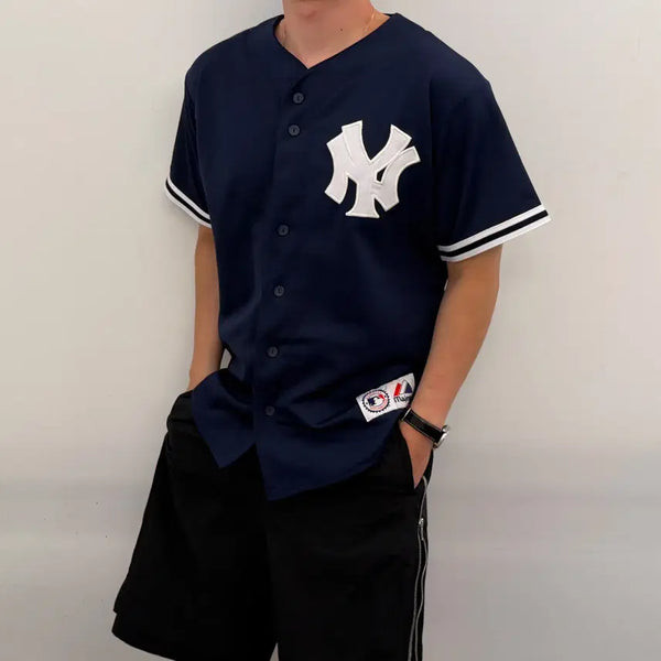 [BUNJANG] Majestic New York Yankees Baseball Jersey / 마제스틱 뉴욕양키즈 베이스볼 져지