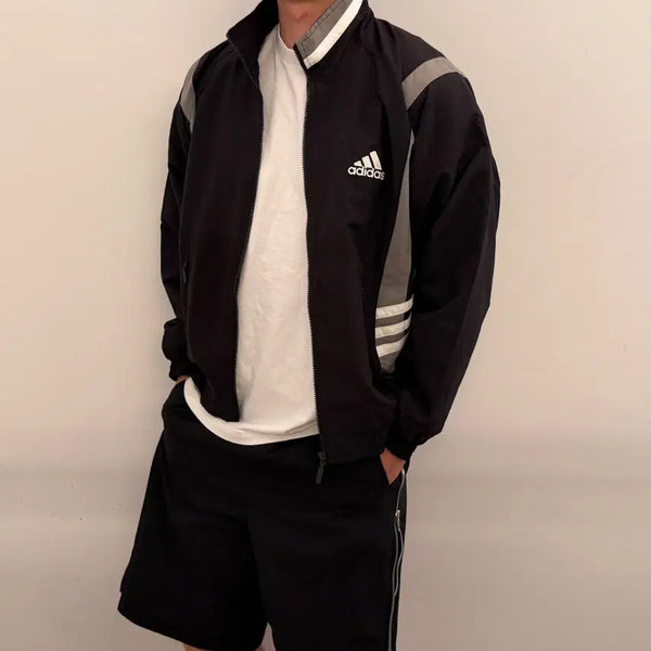 [BUNJANG] Adidas 90s Old School Windbreaker / 아디다스 90s 올드스쿨 바람막이