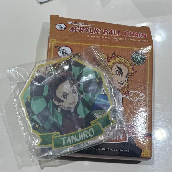 [BUNJANG] Demon Slayer Tanjiro Acrylic Ball Chain / 귀멸의칼날 쿠지 아크릴 볼체인 탄지로
