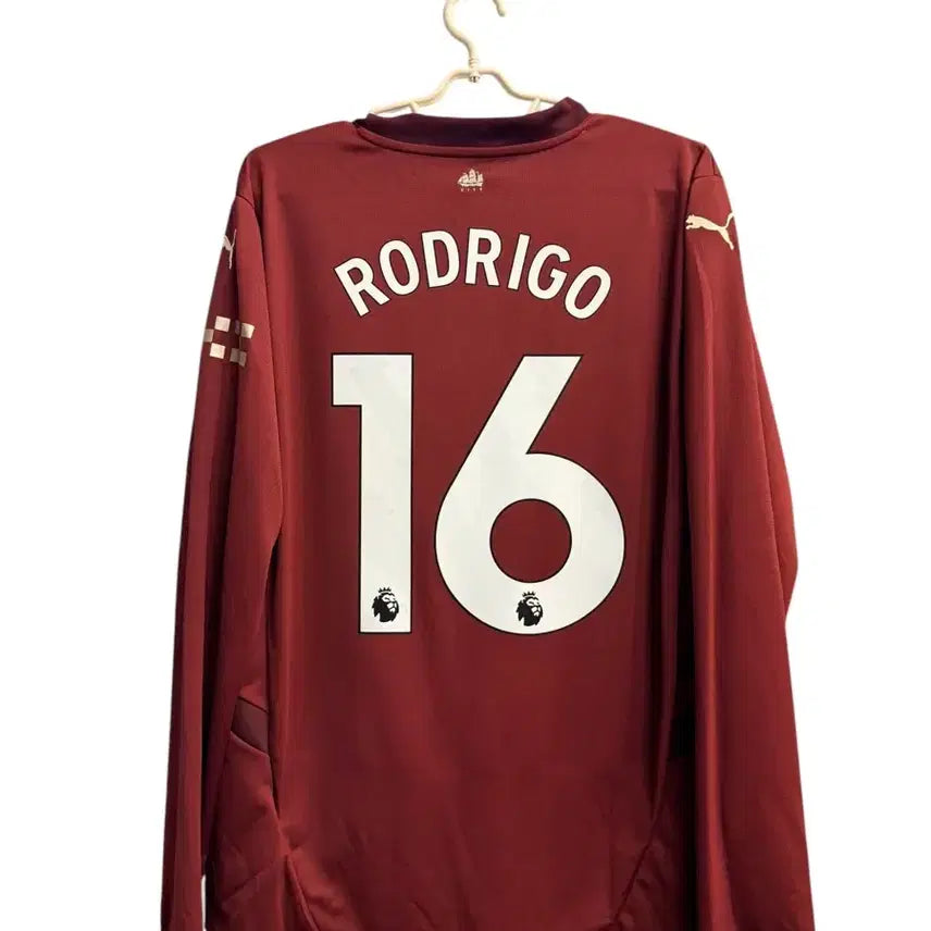 [BUNJANG] Manchester City 24-25 Third Long Sleeve Rodri #16 Replica Jersey / 24-25 맨체스터 시티 써드 긴팔 No.16 로드리 긴팔 택채새제품