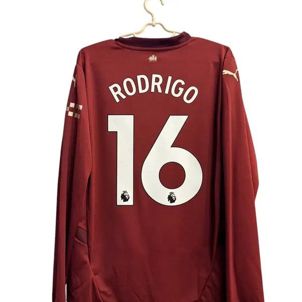 [BUNJANG] Manchester City 24-25 Third Long Sleeve Rodri #16 Replica Jersey / 24-25 맨체스터 시티 써드 긴팔 No.16 로드리 긴팔 택채새제품