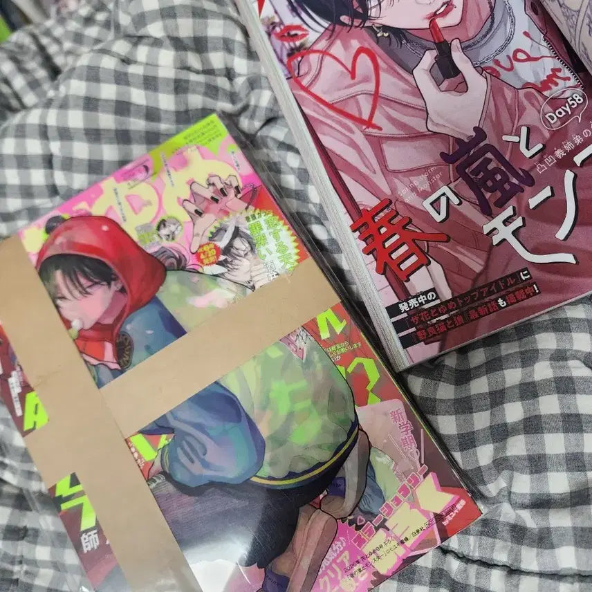 [BUNJANG] Monster in the Spring Storm Clear Poster Set & Magazine / 봄폭몬 하나토유메+부록+컬러페이지 / 봄의 폭풍과 몬스터 클리어 받침 포스터 부록 / 타몬군 지금 어느쪽 타몬&린타로 표지