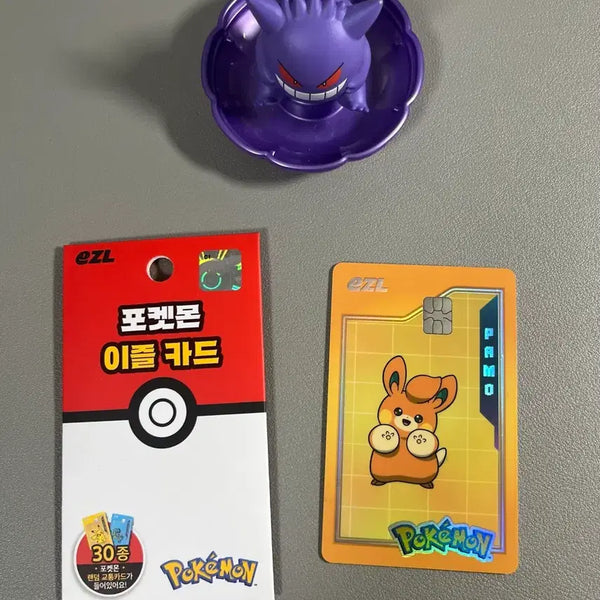 [BUNJANG] Pokemon Izzle Transit Card - Random Type / 포켓몬 이즐 교통 카드 빠모