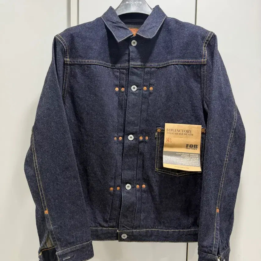 [BUNJANG] Japanese 14oz Selvedge Denim Jacket / 일제 FOB Factory 14온즈 데님 자켓