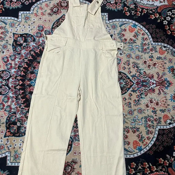 [BUNJANG] Yellow Strap Jumpsuit / 노란색 멜빵