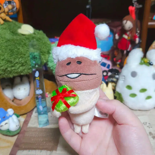 [BUNJANG] Japanese Authentic Classic Christmas Nameless Mushroom Doll Strap / [일본정품] 고전 크리스마스 선물 나메코 인형 스트랩