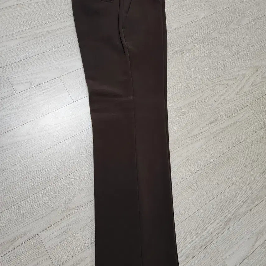 [BUNJANG] Inspector Semi Wide Slacks / 인스펙터 브라운 슬랙스