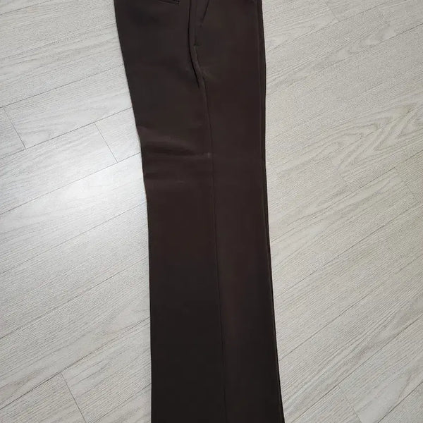 [BUNJANG] Inspector Semi Wide Slacks / 인스펙터 브라운 슬랙스