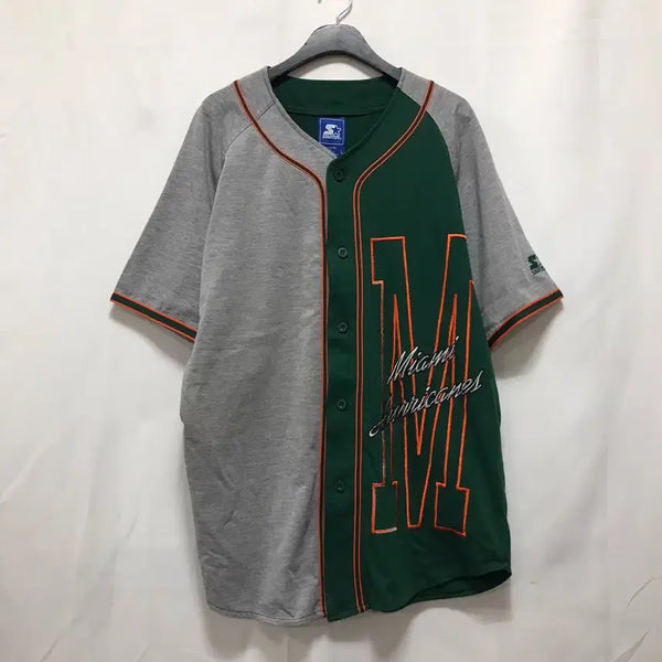 [BUNJANG] Starter Miami Hurricanes Baseball Jersey (Size L/105) / 스타터 마이애미 허리케인 야구 져지(L사이즈 105)