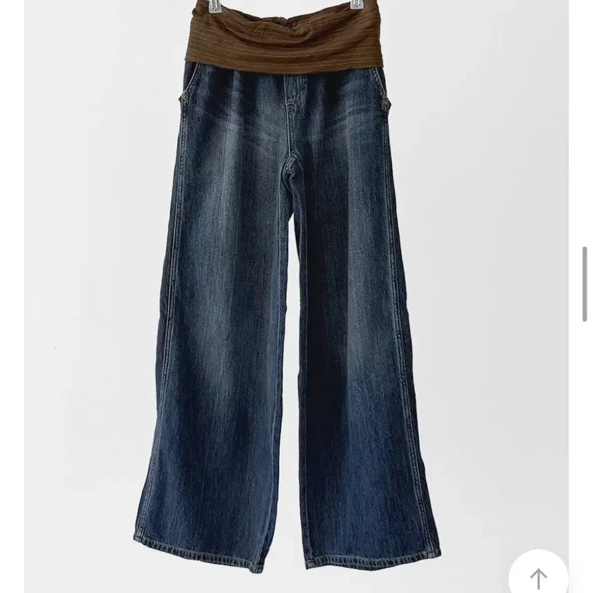 [BUNJANG] Local Mansion Foldable Summer Wide Jeans (Size S) / 미착용/ 로컬맨션/ 폴더블 썸머 와이드 진