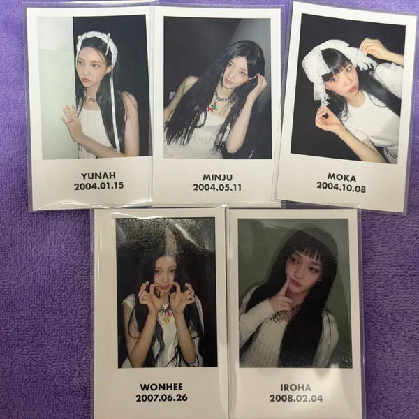 [BUNJANG] ILLIT Debut Showcase Event Photocard Set / 아일릿 데뷔 쇼케이스 입장 역조공 폴라 공방포카 세트 illit