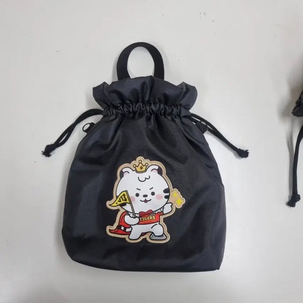 [BUNJANG] Kia Tigers Upcycled Drawstring Bag / 기아타이거즈 업사이클링 복조리가방