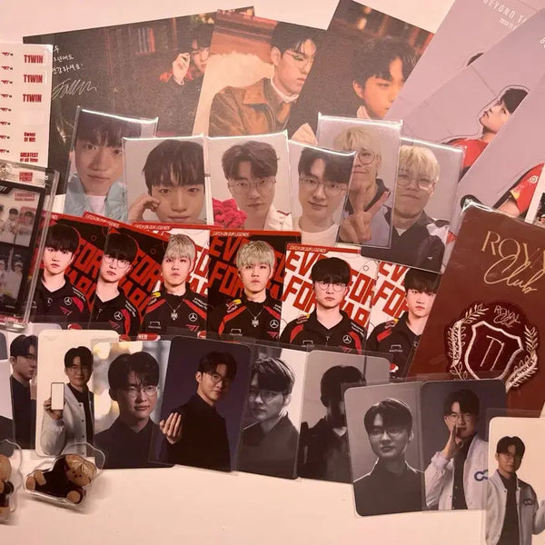 [BUNJANG] T1 Faker Keria Bundle Set / T1 굿즈 일괄 오너 페이커 케리아 티원