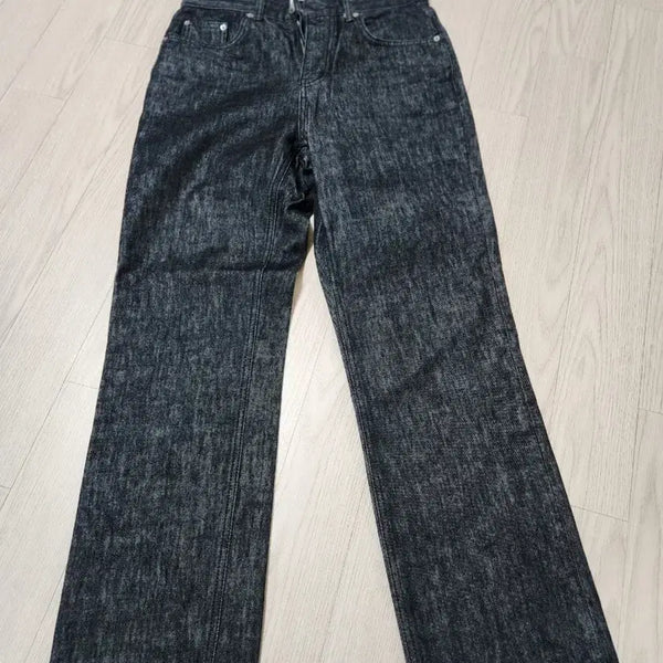 [BUNJANG] Branded 603 Hard Twist Raw Denim Black Jeans / 브랜디드 603 하드트위스트 생지블랙