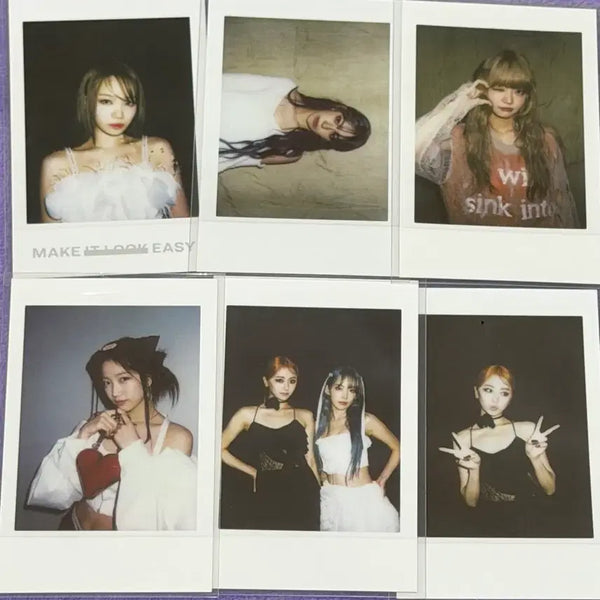 [BUNJANG] LE SSERAFIM EAZY Popup Store Polaroid Bundle Set Photocard / 르세라핌 이지easy 팝업스토어 포토카드 폴라로이드 일괄