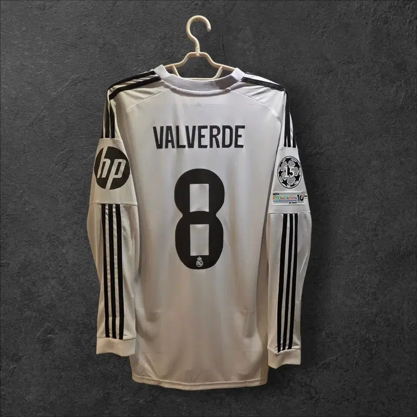 [BUNJANG] Real Madrid 25-26 Home Long Sleeve Valverde Jersey (Size 2XL) / 레알마드리드 25-26 홈 긴팔 발베르데 국내 2XL