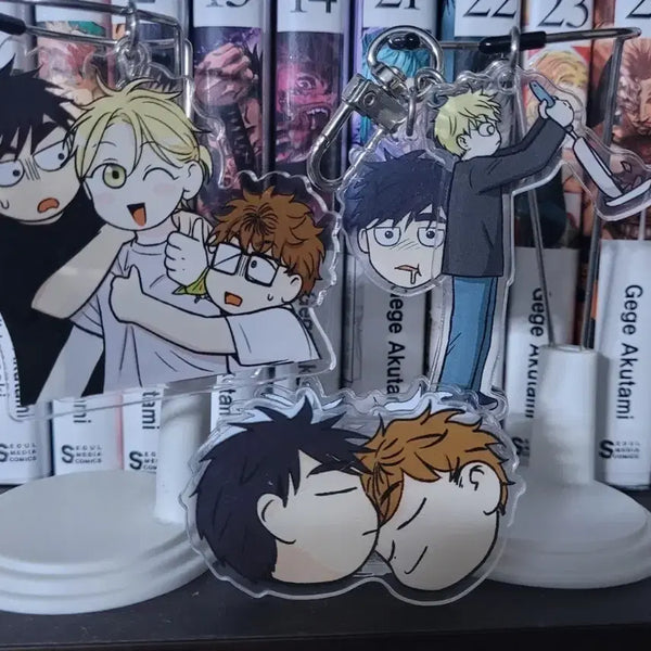 [BUNJANG] House No Home Acrylic Keyring & Clip Set / 집이없어 팝업 굿즈 : 아크릴키링+아크릴집게