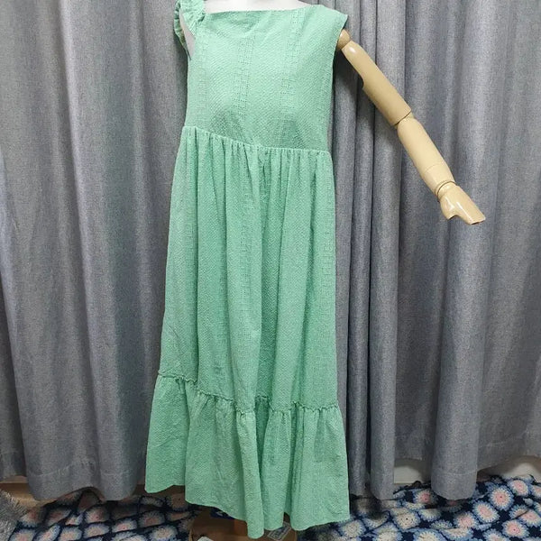 [BUNJANG] Abcollection Mint Maxi Dress / 아브컬렉션 민트 맥시 원피스