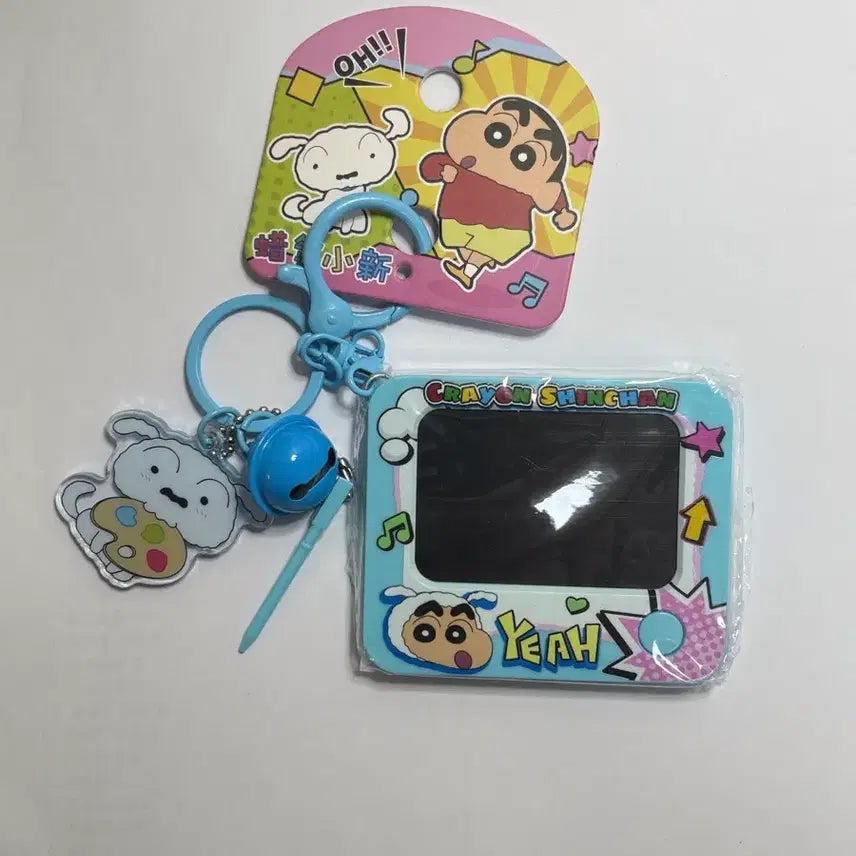 [BUNJANG] Crayon Shin-chan Mini Chalkboard Keychain / 짱구 미니 칠판 키링