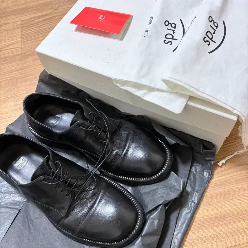 [BUNJANG] Gradus Blucher 08 Black Shoes / 그라더스 블루처08 블랙 250