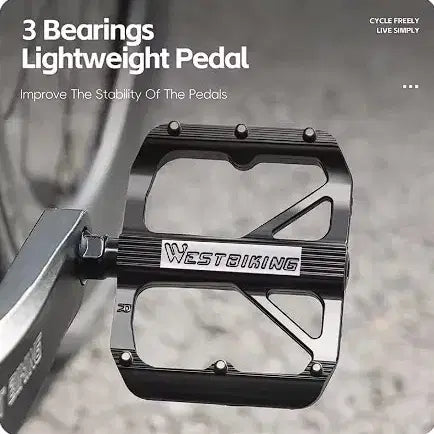 [BUNJANG] West Biking Lightweight Bicycle Pedals 3 Bearing MTB Mini Velo Fixie / (새상품)경량 자전거 페달 3베어링 MTB 전기자전거 미니벨로 픽시
