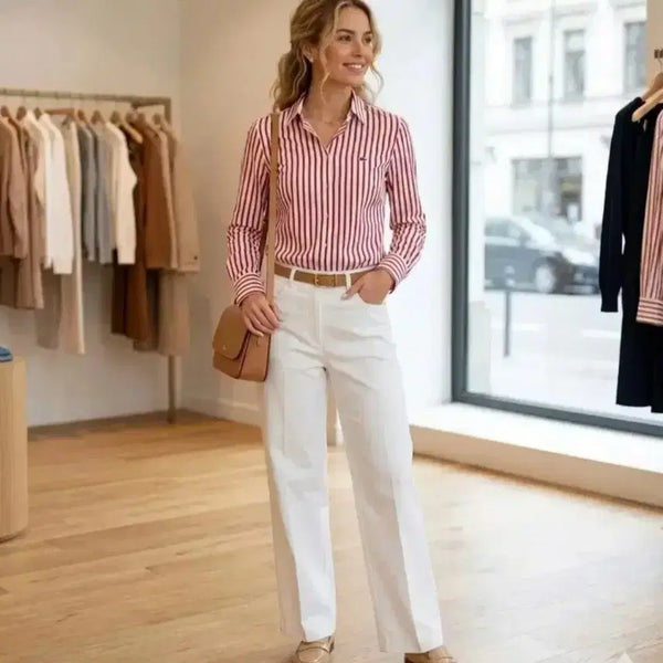 [BUNJANG] Lacoste Women's Shirt Size 95 / (무료배송)라코스테 셔츠 여 95