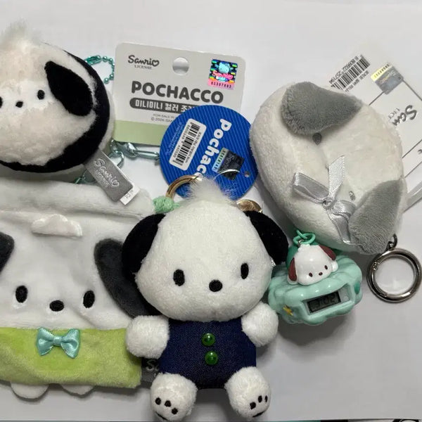 [BUNJANG] Sanrio Pochacco Keychain/Plush Bundle / 산리오 포차코 키링/인형 급처!