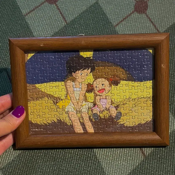 [BUNJANG] My Neighbor Totoro Satsuki and Mei Mini Puzzle Frame / 지브리 이웃집 토토로 퍼즐 액자