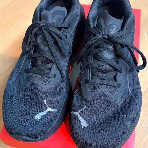 [BUNJANG] Puma Deviate Nitro Pure Nitro Black Running Shoes / [255] 푸마 디비에이트 퓨어 나이트로 블랙 디나퓨