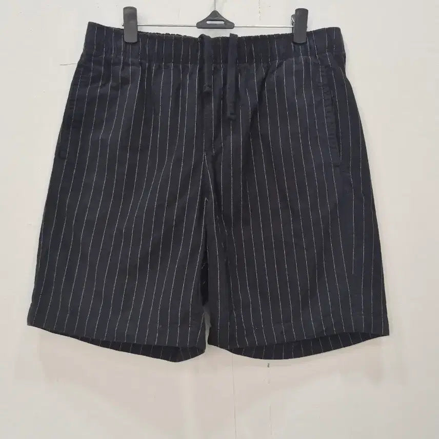 [BUNJANG] California Dream Stripe Bending Shorts - Black / [M] 캘리포니아드림 스트라이프 밴딩 반바지 M 블랙