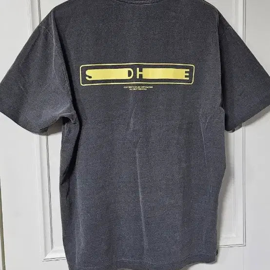 [BUNJANG] Solid Homme Back Logo Short Sleeve T-Shirt / 48 솔리드옴므 백로고 반팔 티셔츠