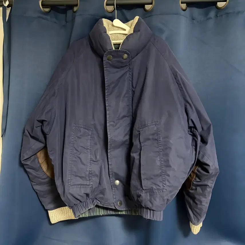 [BUNJANG] Nautica Men's Navy Bomber Jacket / 노티카 nautica 남성 네이비 봄버 자켓