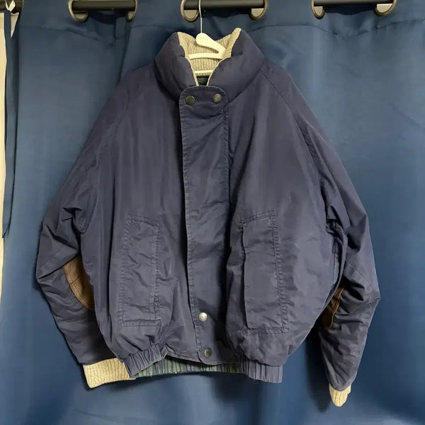[BUNJANG] Nautica Men's Navy Bomber Jacket / 노티카 nautica 남성 네이비 봄버 자켓